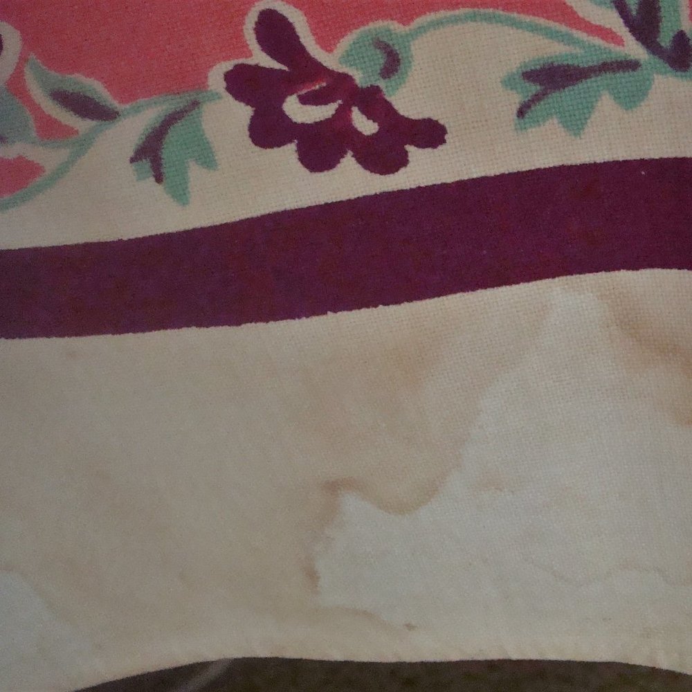 Vintage Floral Tablecloth Cottage Core Granny Grandma - Picture 9 of 16
